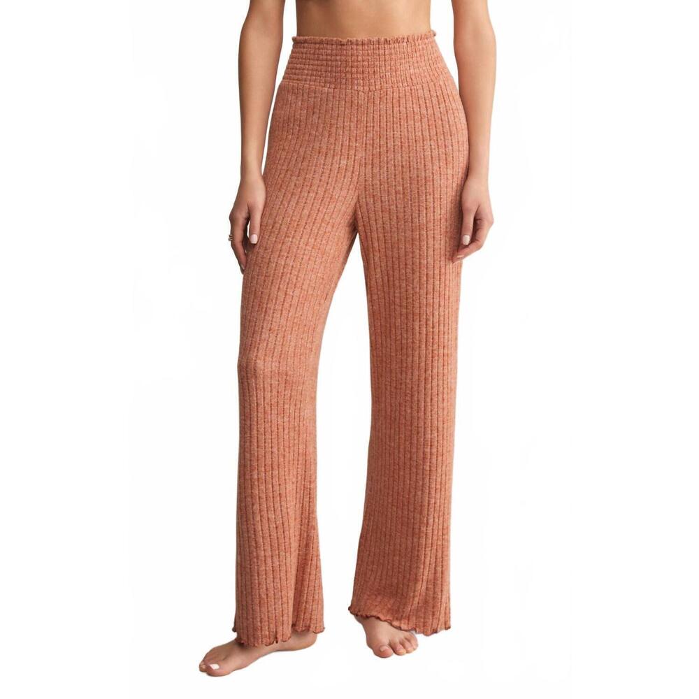 NEW Z SUPPLY dawn smocked rib pant in arabian spice